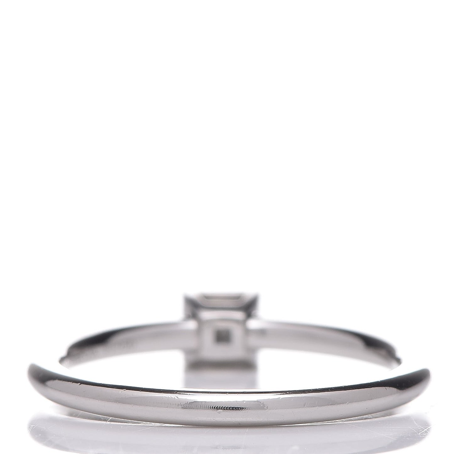 Platinum Diamond .15ct Bezet Ring 50 5.25