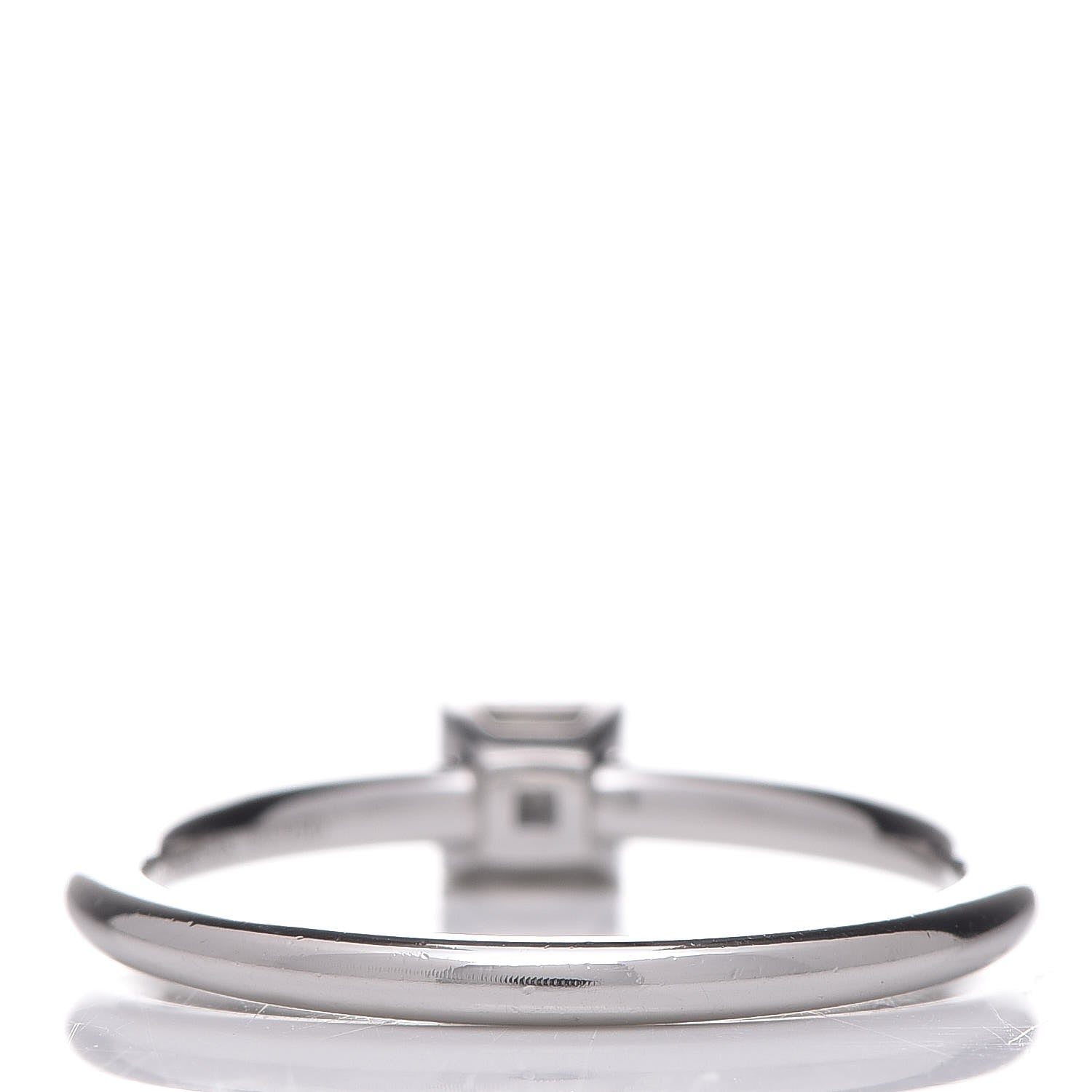 Tiffany Platinum Diamond .15ct Bezet Ring 50 5.25 3 of 5