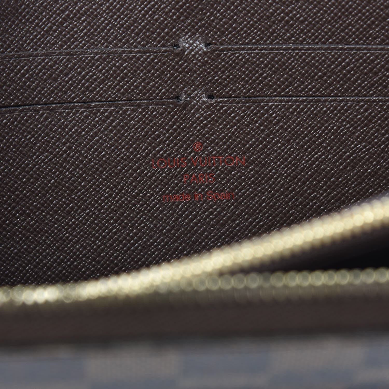 Louis Vuitton Damier Ebene Zippy Wallet 6 of 12