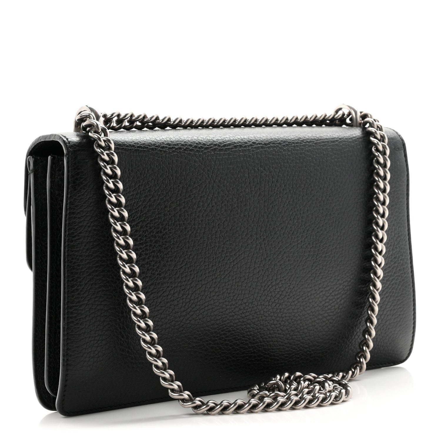 Gucci Pebbled Calfskin Small Dionysus Shoulder Bag Black 3 of 10