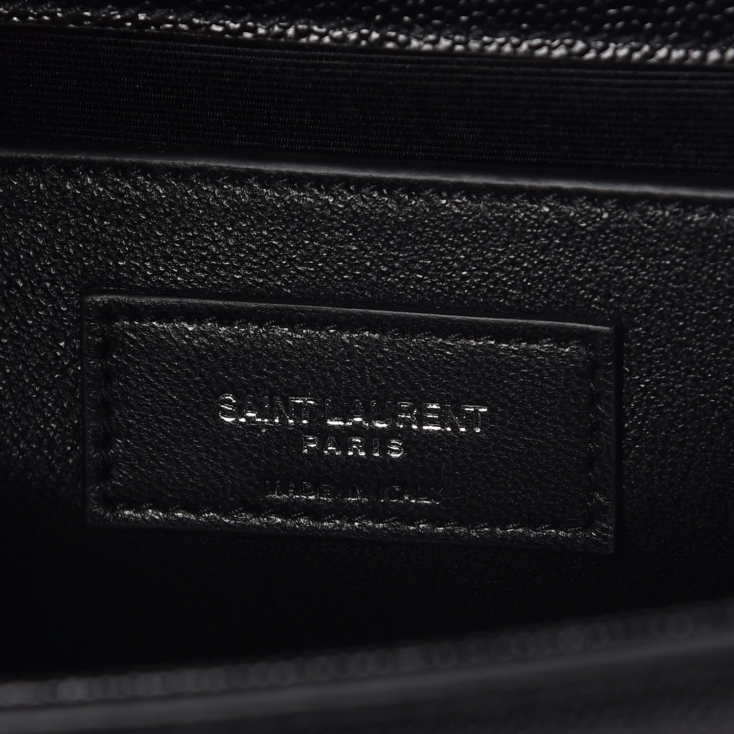 Saint Laurent Grain De Poudre Small Monogram Kate Satchel Black 7 of 8