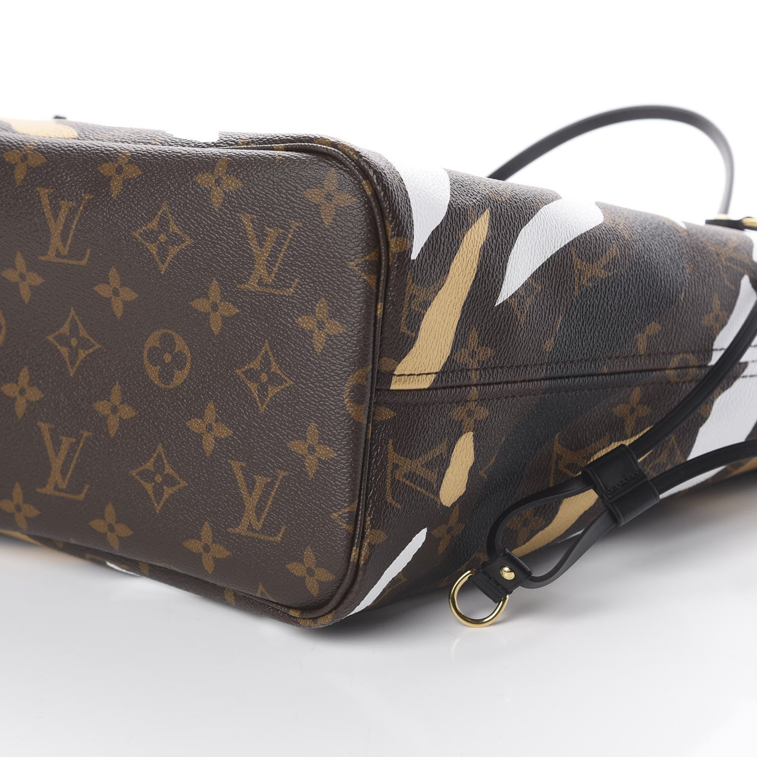 Louis Vuitton X LOL Monogram Neverfull MM Gold Silver 6 of 8