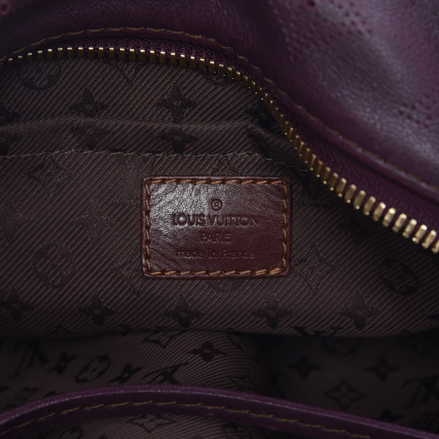 Louis Vuitton Mahina Onatah GM Aubergine 6 of 7