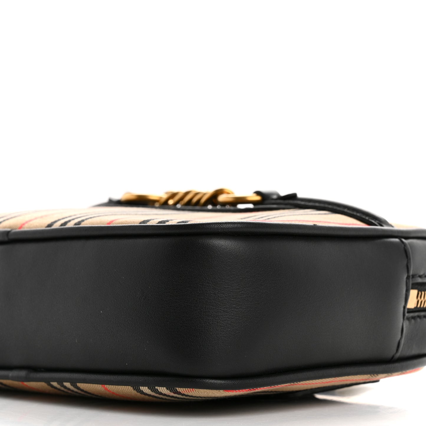 Smooth Calfskin 1983 Knight Check Link Bum Bag Black