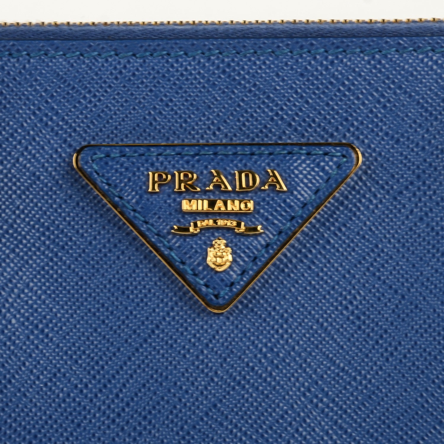 Prada Saffiano Mini Galleria Double Zip Tote Bleuette 8 of 11