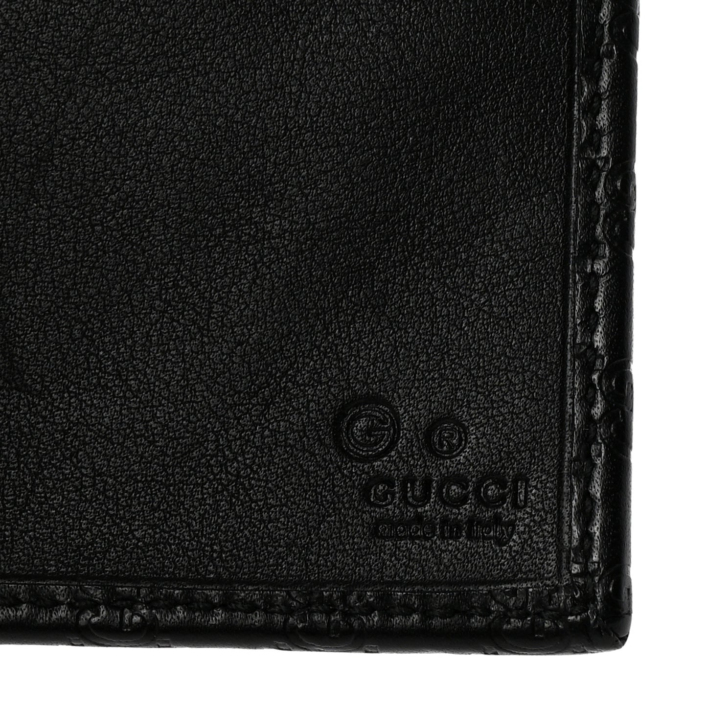 Soft Microguccissima Continental Wallet Black