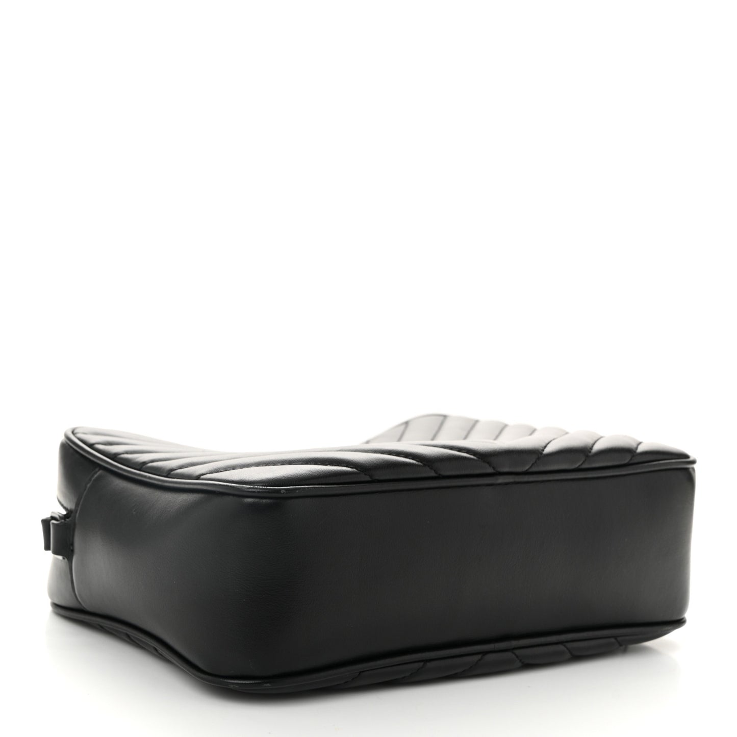 Calfskin Matelasse Monogram Monochrome Lou Camera Bag Black