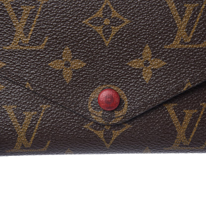 Louis Vuitton Monogram Josephine Wallet Red 6 of 9