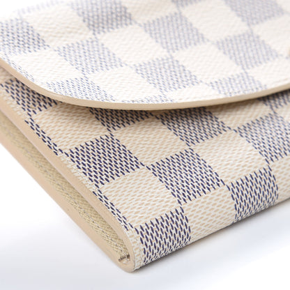 Louis Vuitton Damier Azur Emilie Wallet 8 of 10