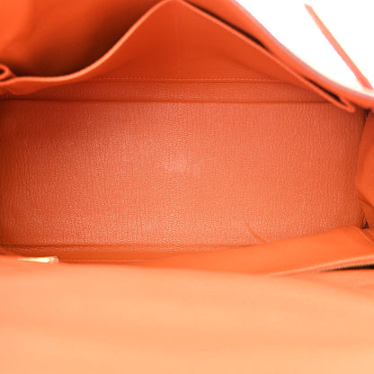 Hermes Togo Kelly Retourne 28 Orange 5 of 18
