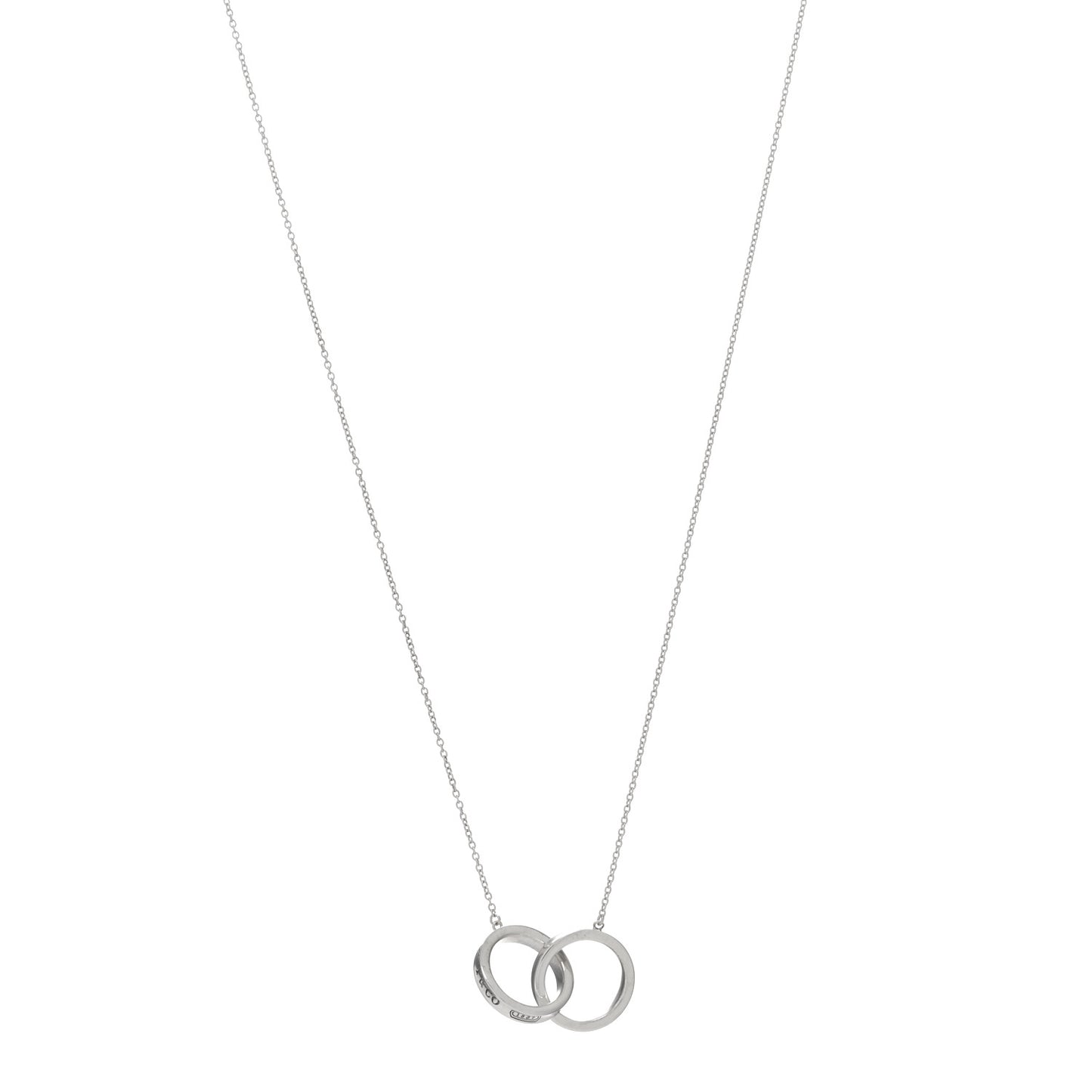 Sterling Silver 1837 Interlocking Circles Pendant Necklace