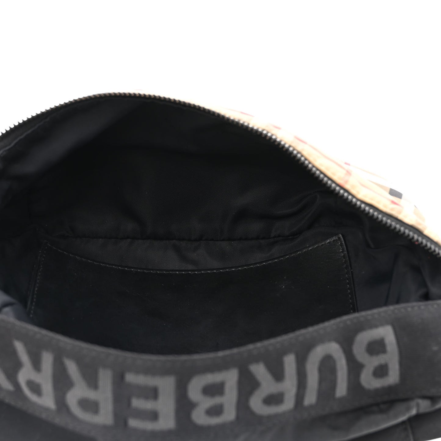 Nylon Vintage Check Sonny Bum Bag Archive Beige Black