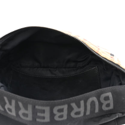 Burberry Nylon Vintage Check Sonny Bum Bag Archive Beige Black 4 of 10