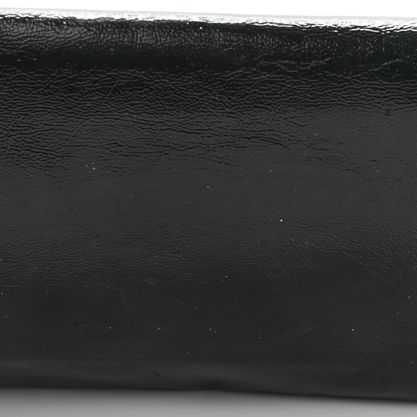Textured Patent Monogram Large Belle De Jour Clutch Black
