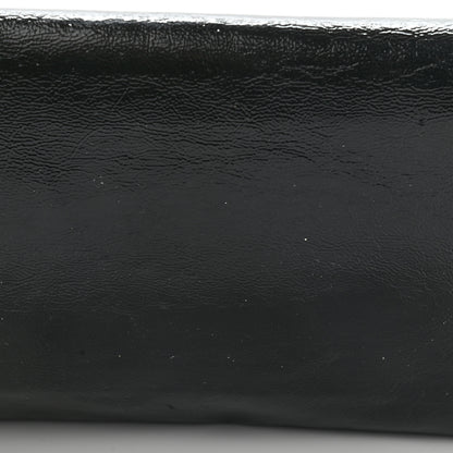Saint Laurent Textured Patent Monogram Large Belle De Jour Clutch Black 11 of 12