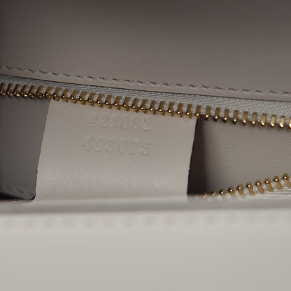 Gucci Calfskin Small Sylvie Shoulder Bag Off White 7 of 9