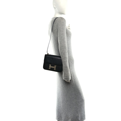 Hermes Box Lizard Constance 1-24 Black Ombre 2 of 12