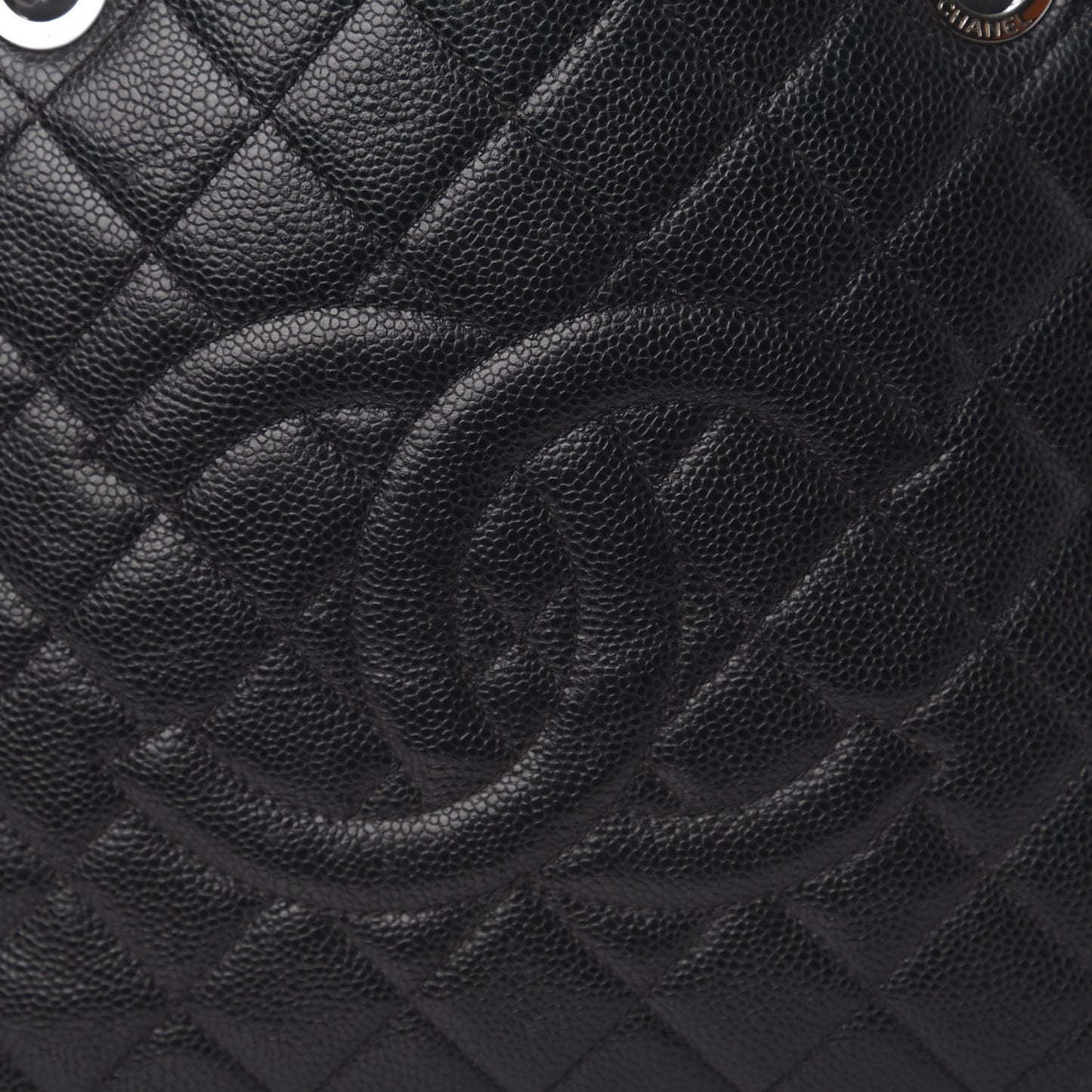 Caviar Quilted XL Grand Shopping Tote GST Black