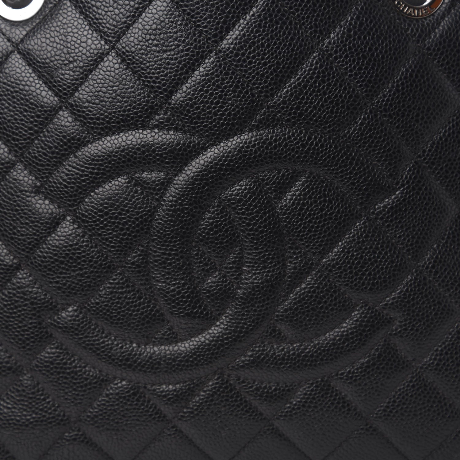 Chanel Caviar Quilted XL Grand Shopping Tote GST Black 16 of 20