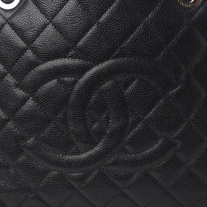 Chanel Caviar Quilted XL Grand Shopping Tote GST Black 16 of 20
