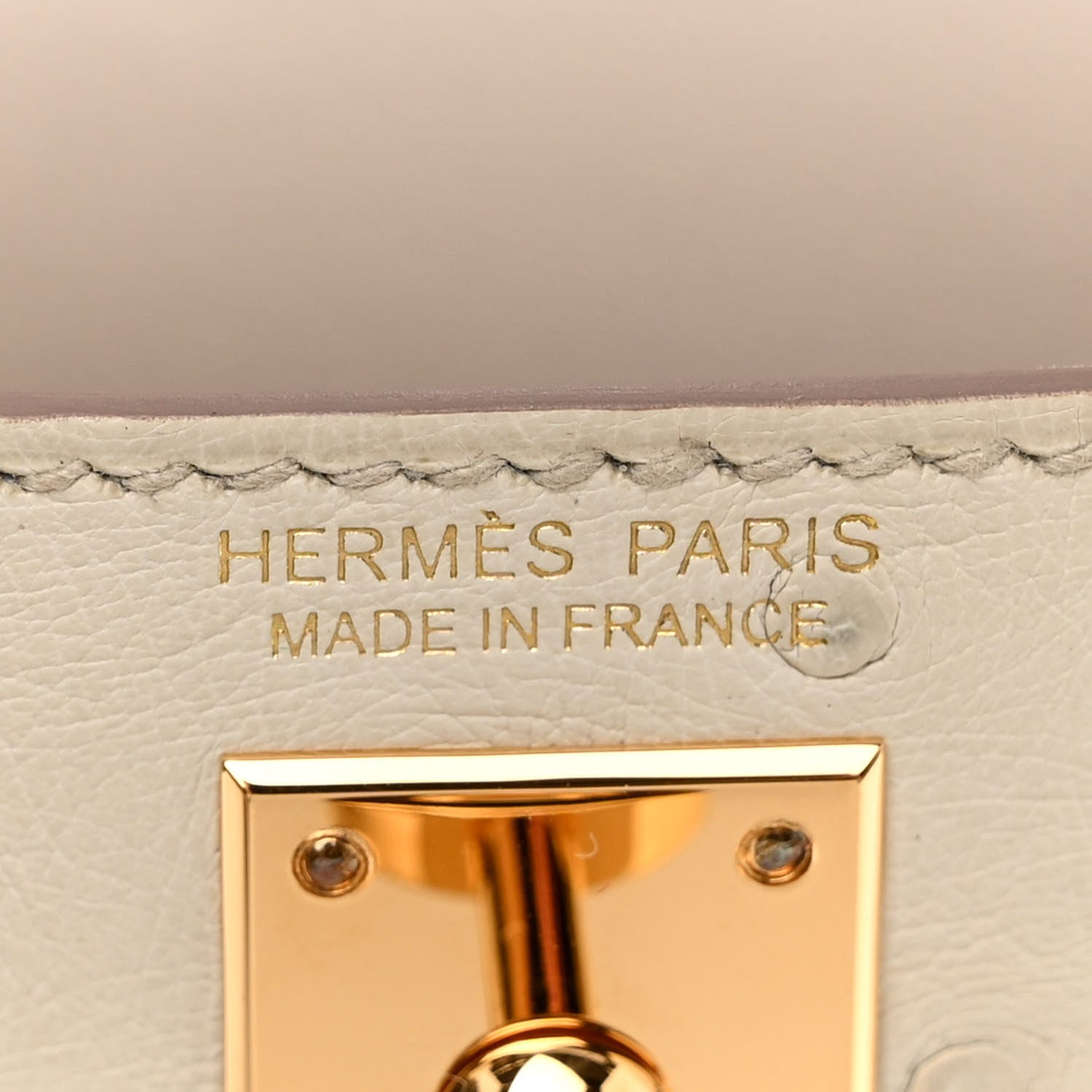 Hermes Ostrich Kelly Sellier Mini 20 Beton 6 of 11
