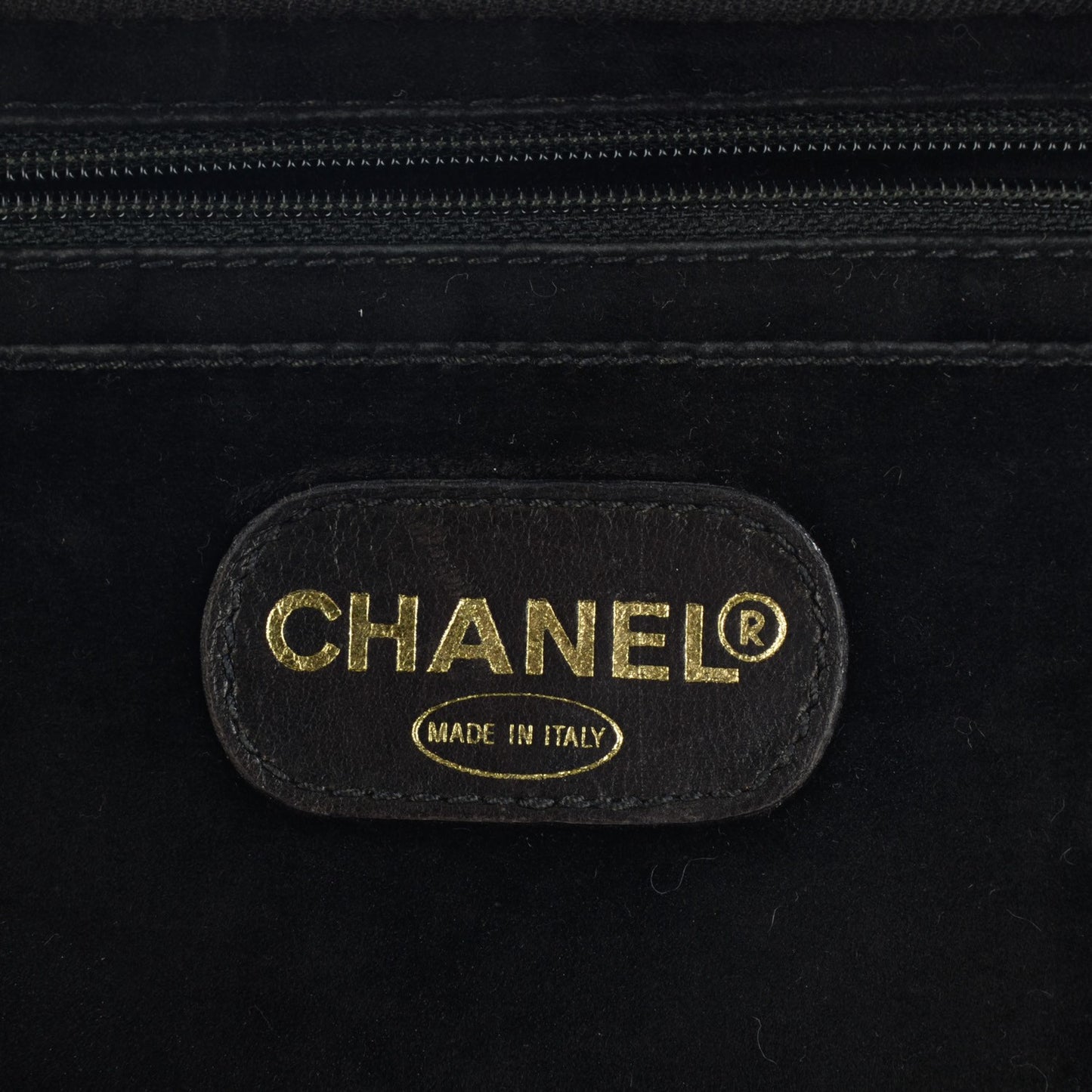 Patent CC Vanity Cosmetic Case Black