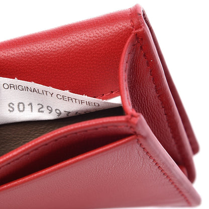 Bottega Veneta Nappa Intrecciato Card Holder Red 7 of 8