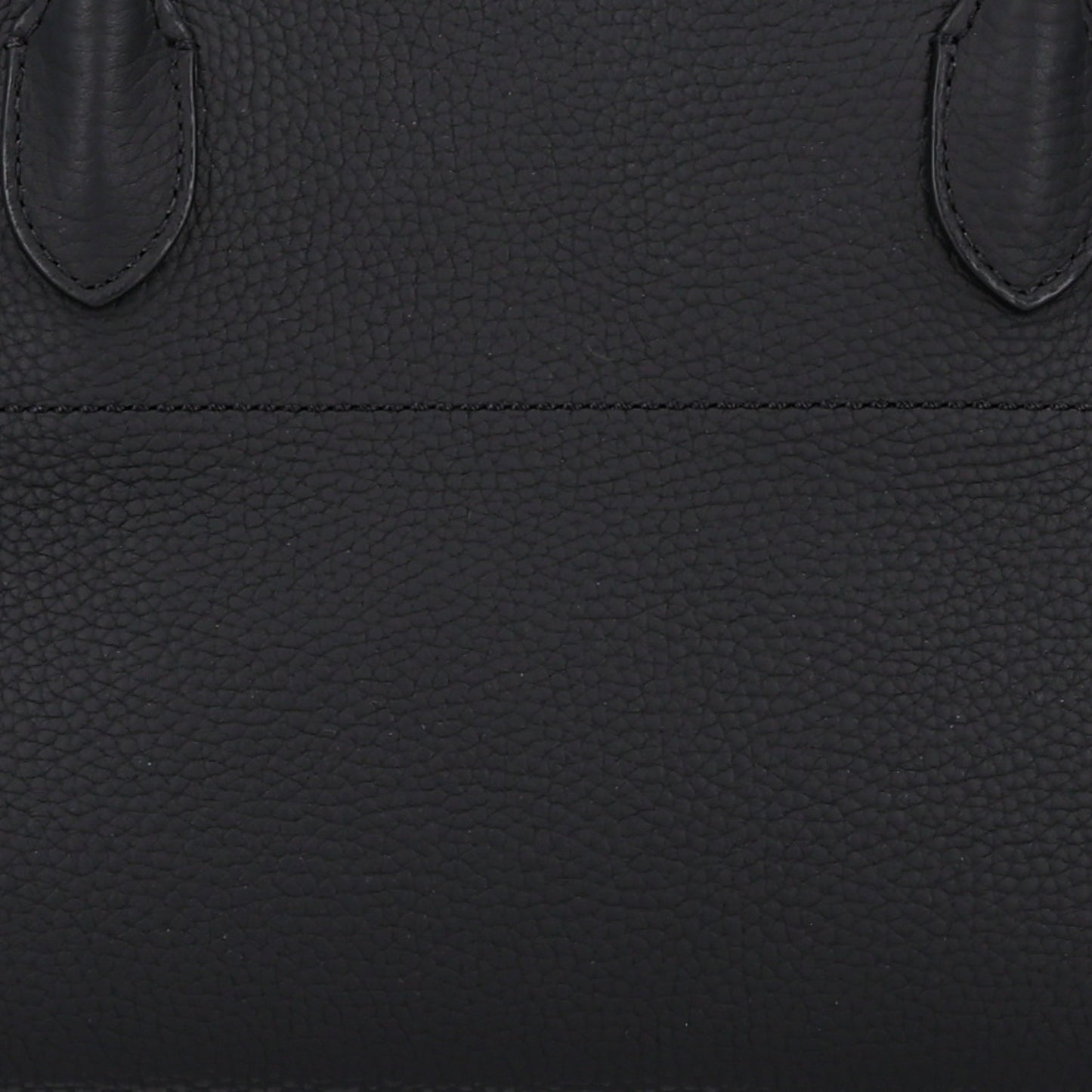 Matte Grained Calfskin Margaux Shoulder 12 Black