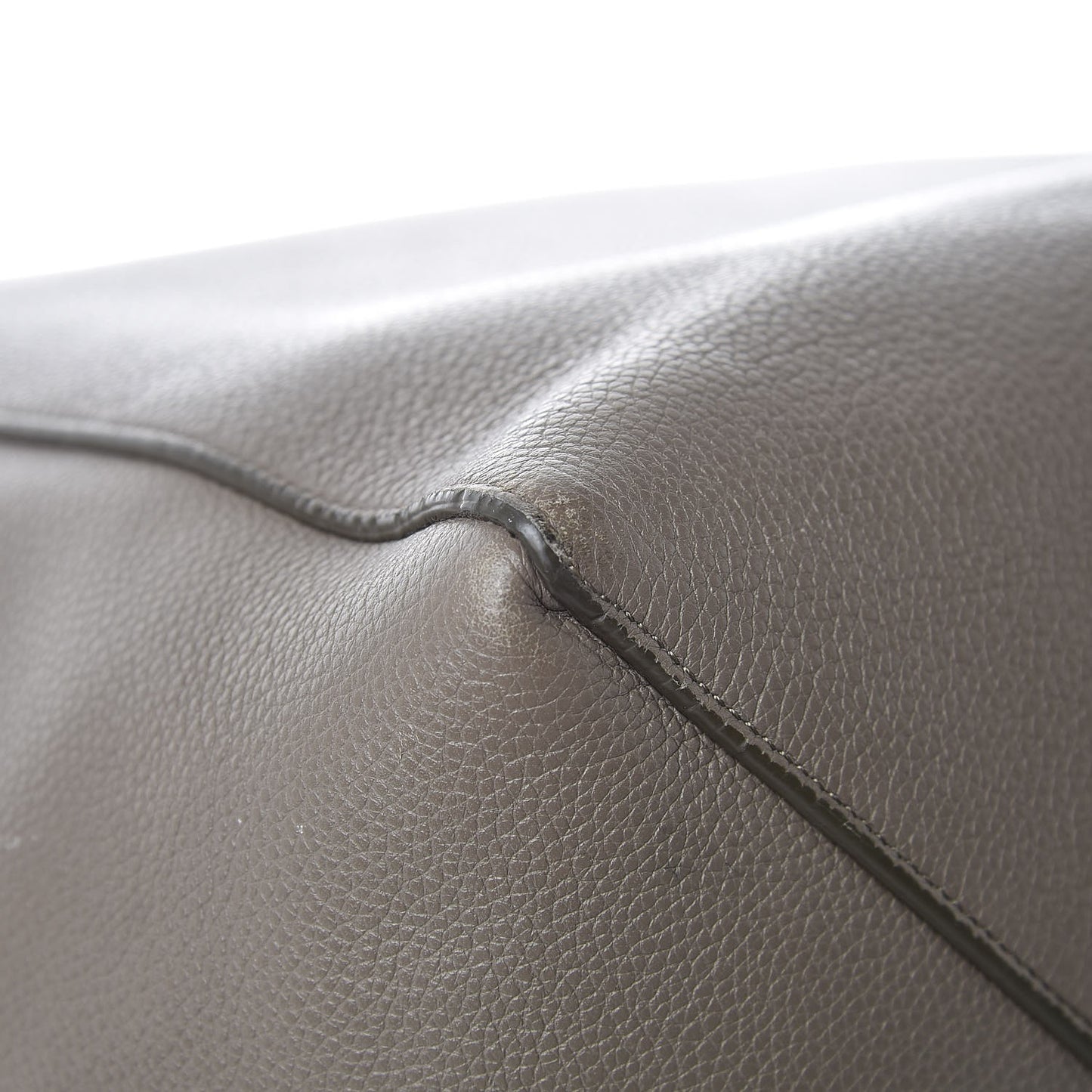 Soft Grained Calfskin Small Belt Cabas Phantom Taupe