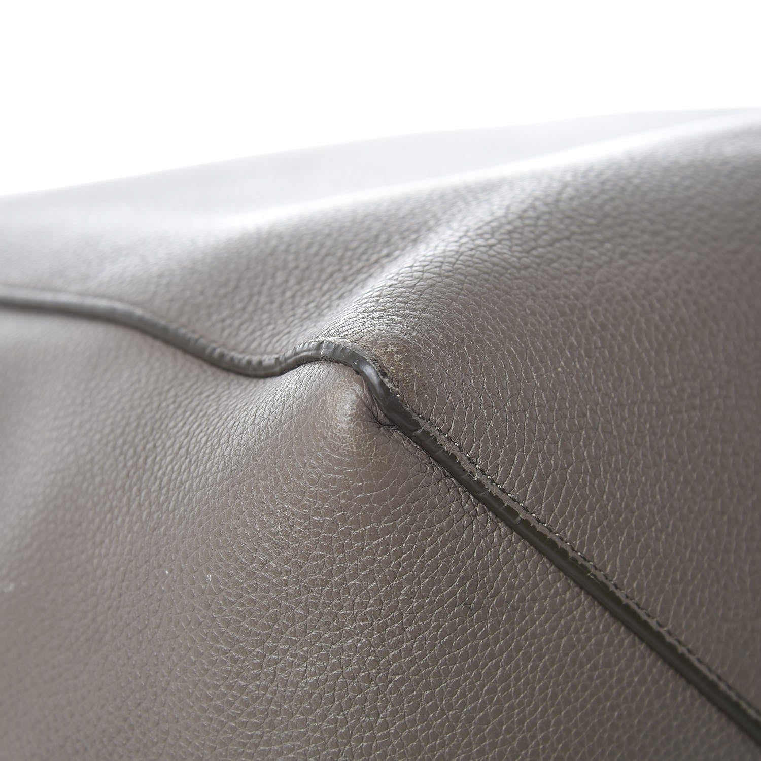 Celine Soft Grained Calfskin Small Belt Cabas Phantom Taupe 15 of 18