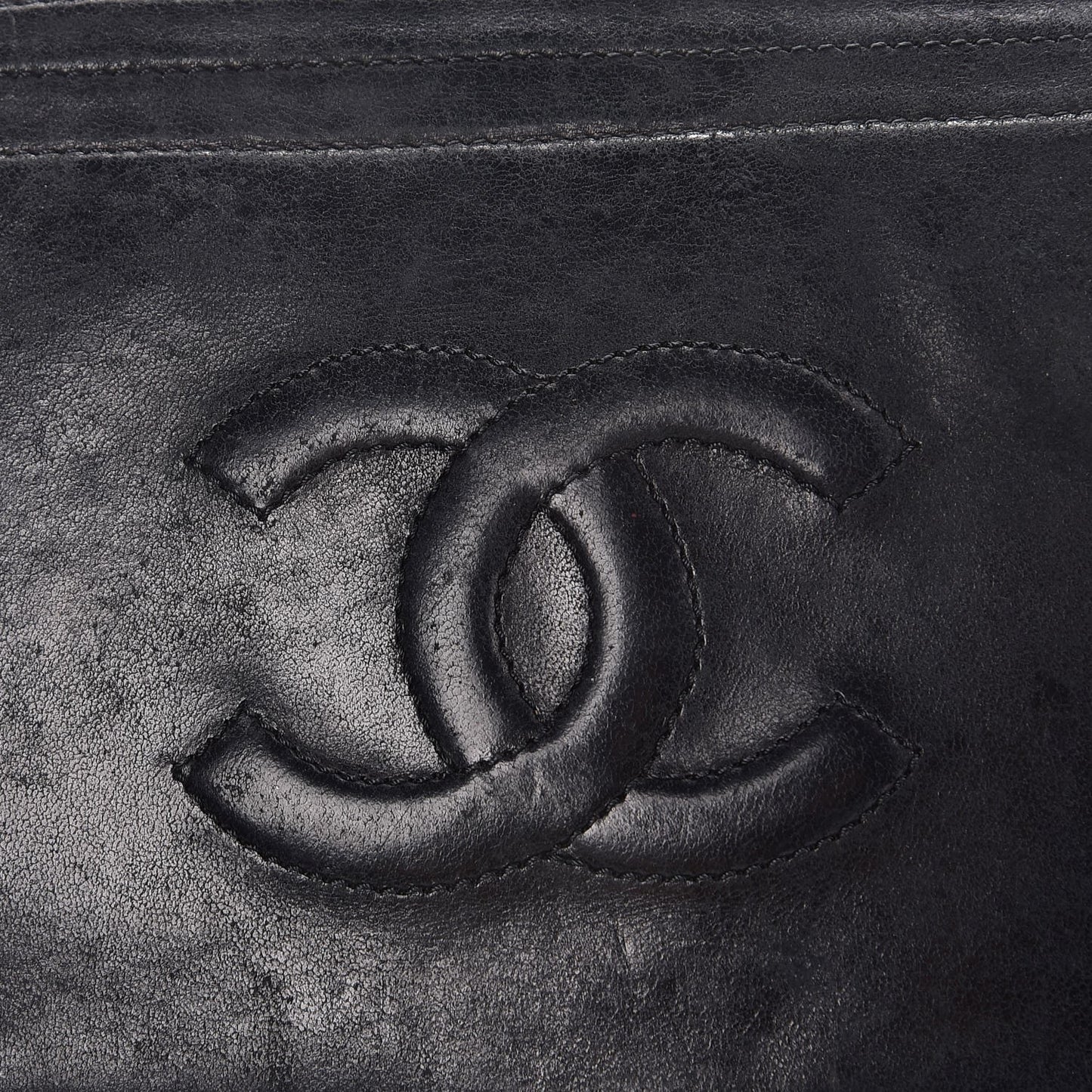 Lambskin Tassel Camera Case Black