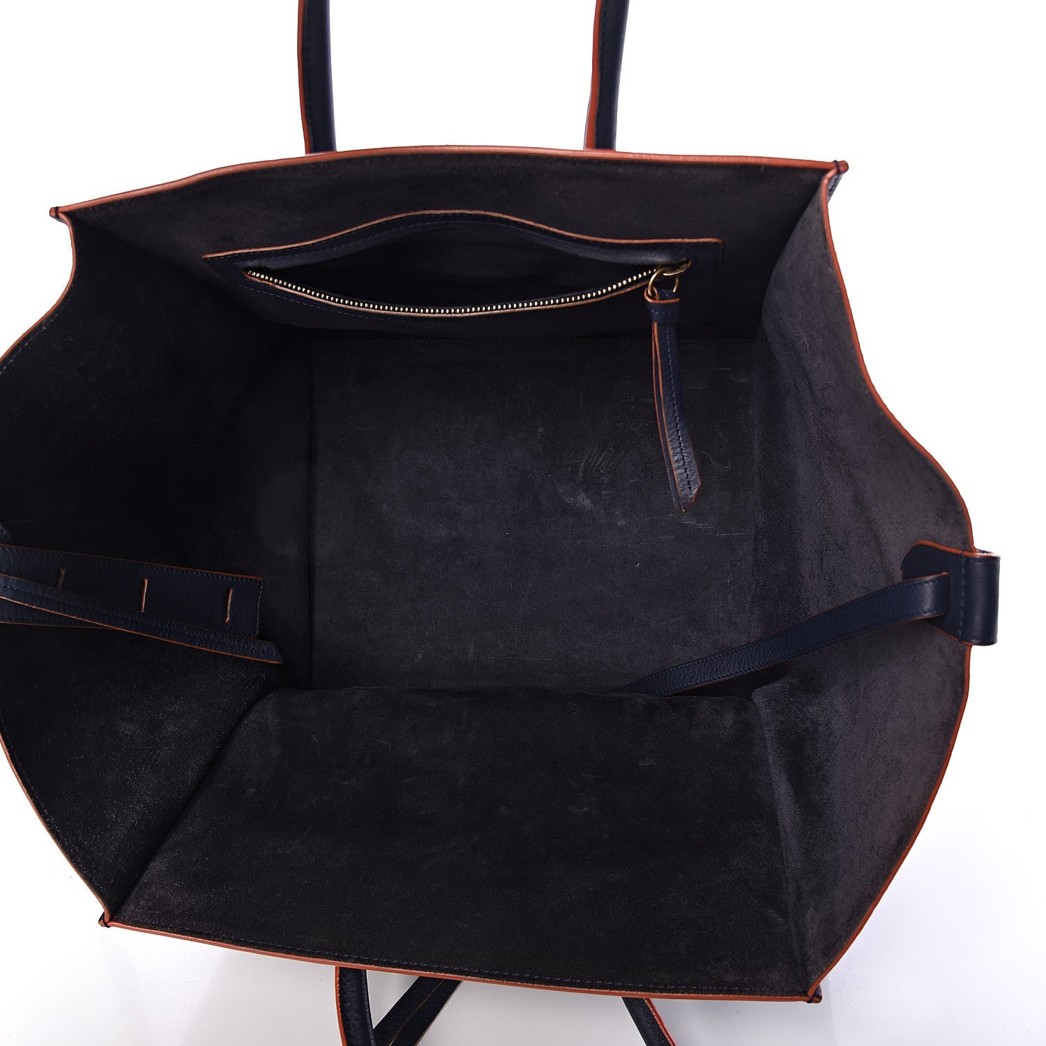 Celine Baby Grained Calfskin Medium Phantom Luggage Midnight 5 of 8