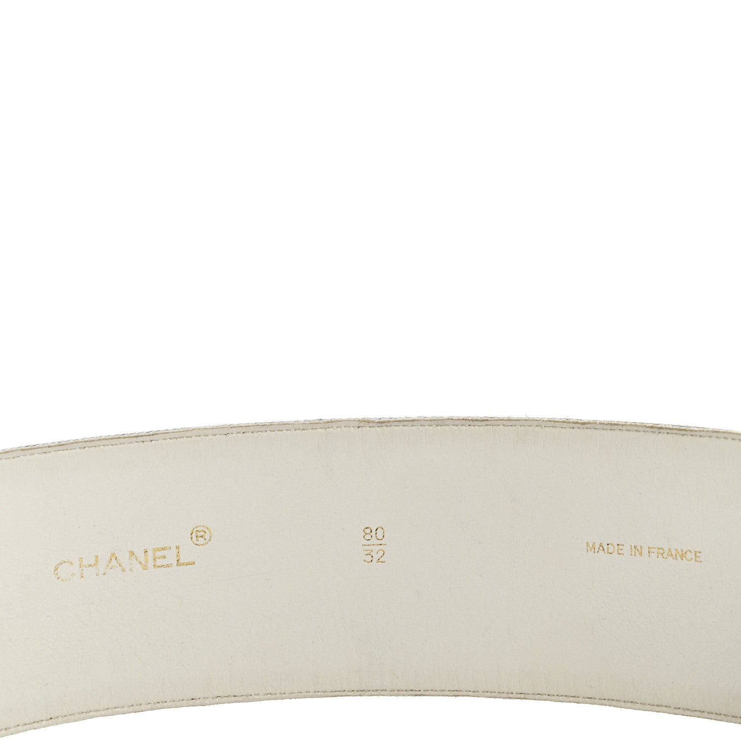 Chanel Jersey CC Wide Belt 80 32 Grey 5 of 8