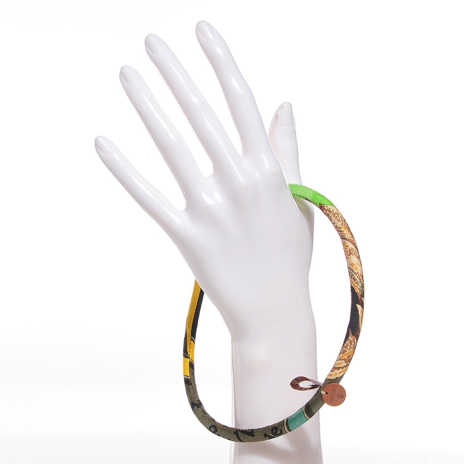 Hermes Silk Collier En Soie Petit H Necklace 2 of 6