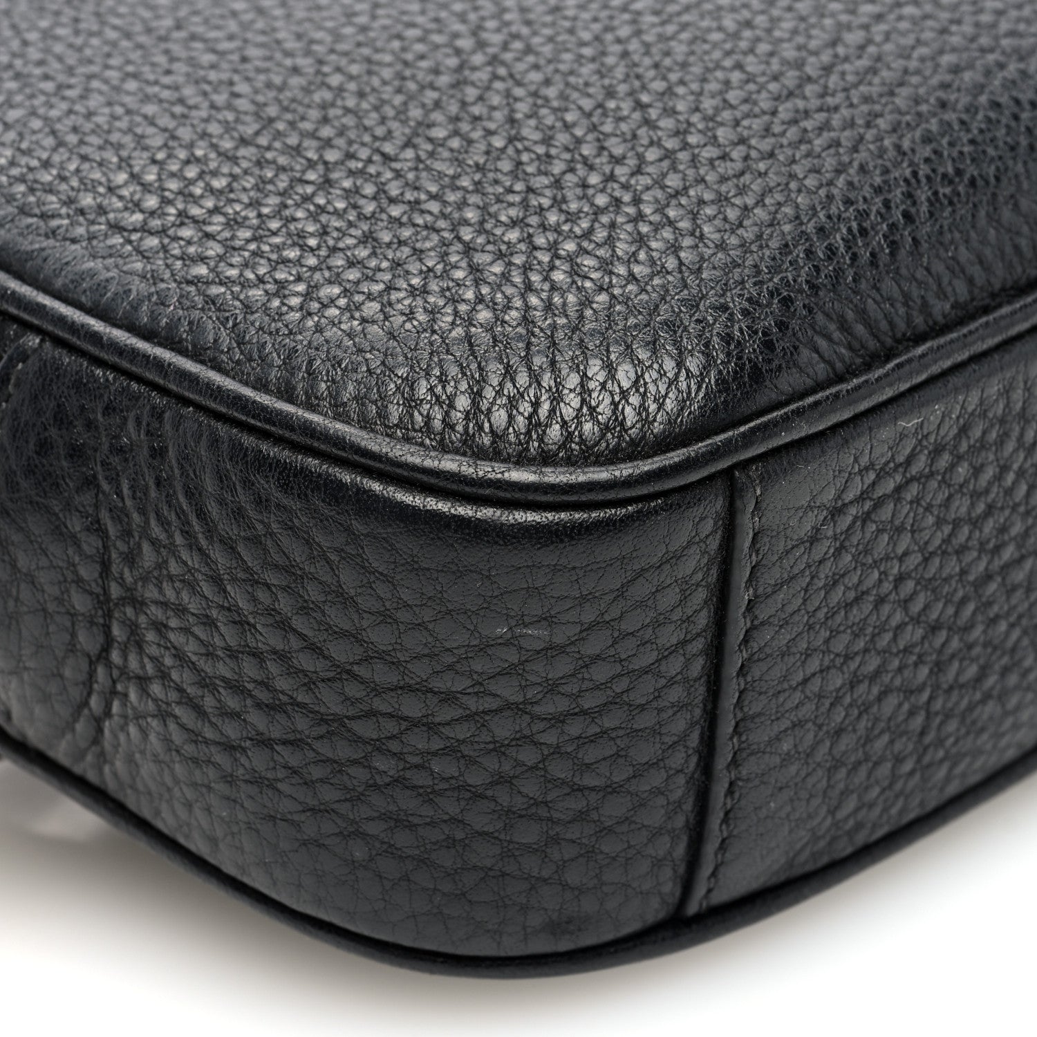 Prada Vitello Daino Logo Belt Bag Black 8 of 9