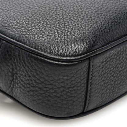 Prada Vitello Daino Logo Belt Bag Black 8 of 9