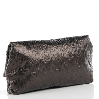 Louis Vuitton Jacquard Quilted Monogram Limelight Clutch PM Black 3 of 8