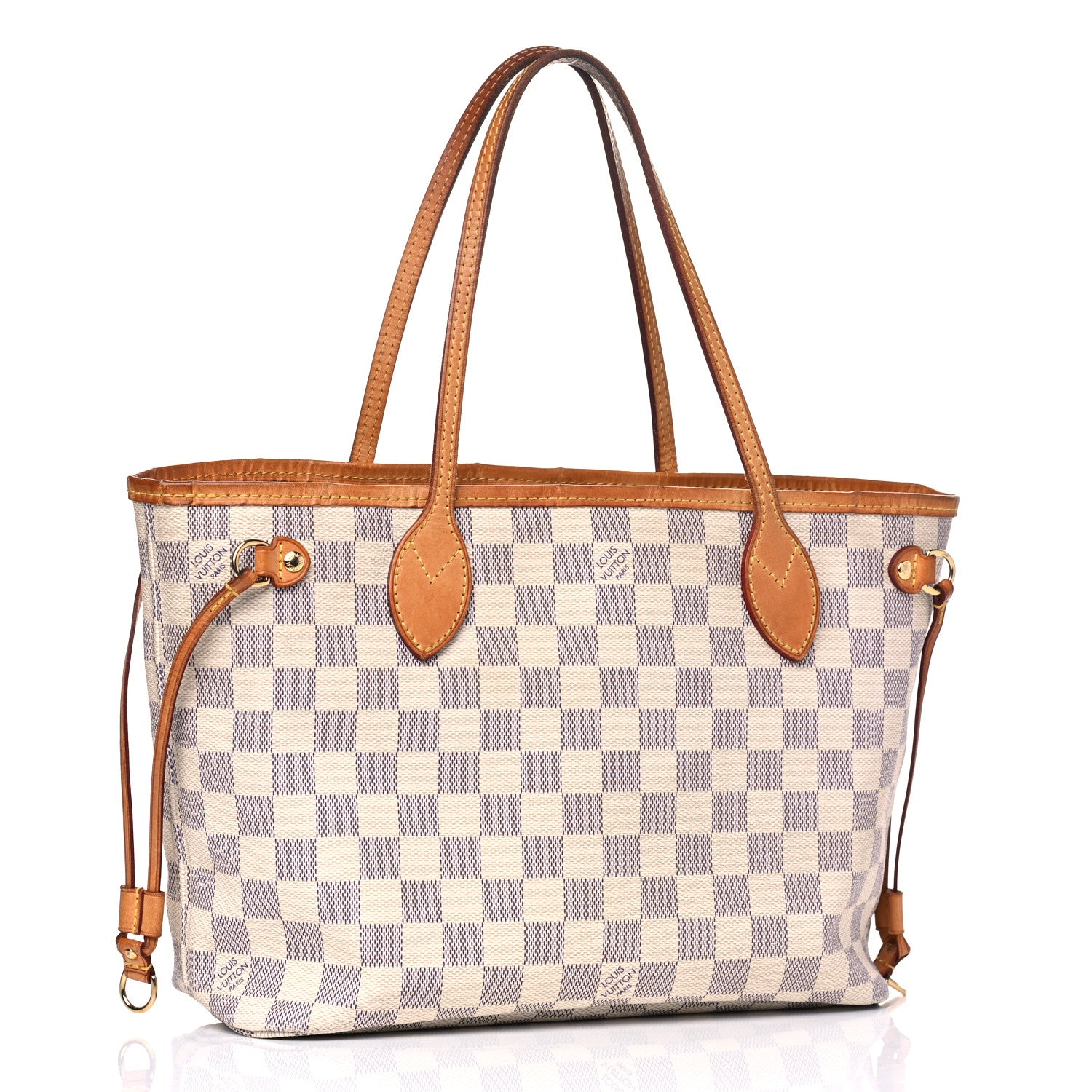 Louis Vuitton Damier Azur Neverfull PM 2 of 18