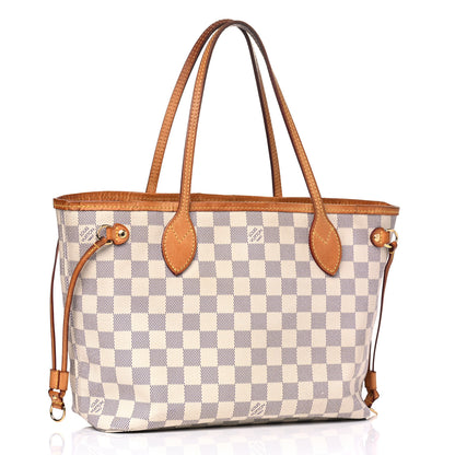 Louis Vuitton Damier Azur Neverfull PM 2 of 18
