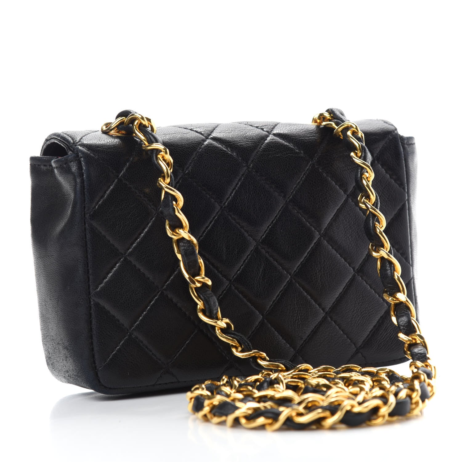 Chanel Lambskin Quilted Extra Mini Flap Black 3 of 13