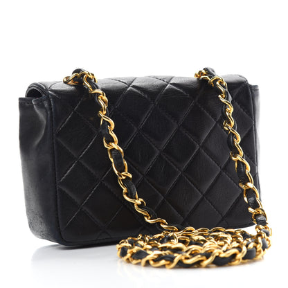 Chanel Lambskin Quilted Extra Mini Flap Black 3 of 13