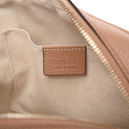 Gucci Pebbled Calfskin Small Soho Disco Bag Camelia 6 of 10