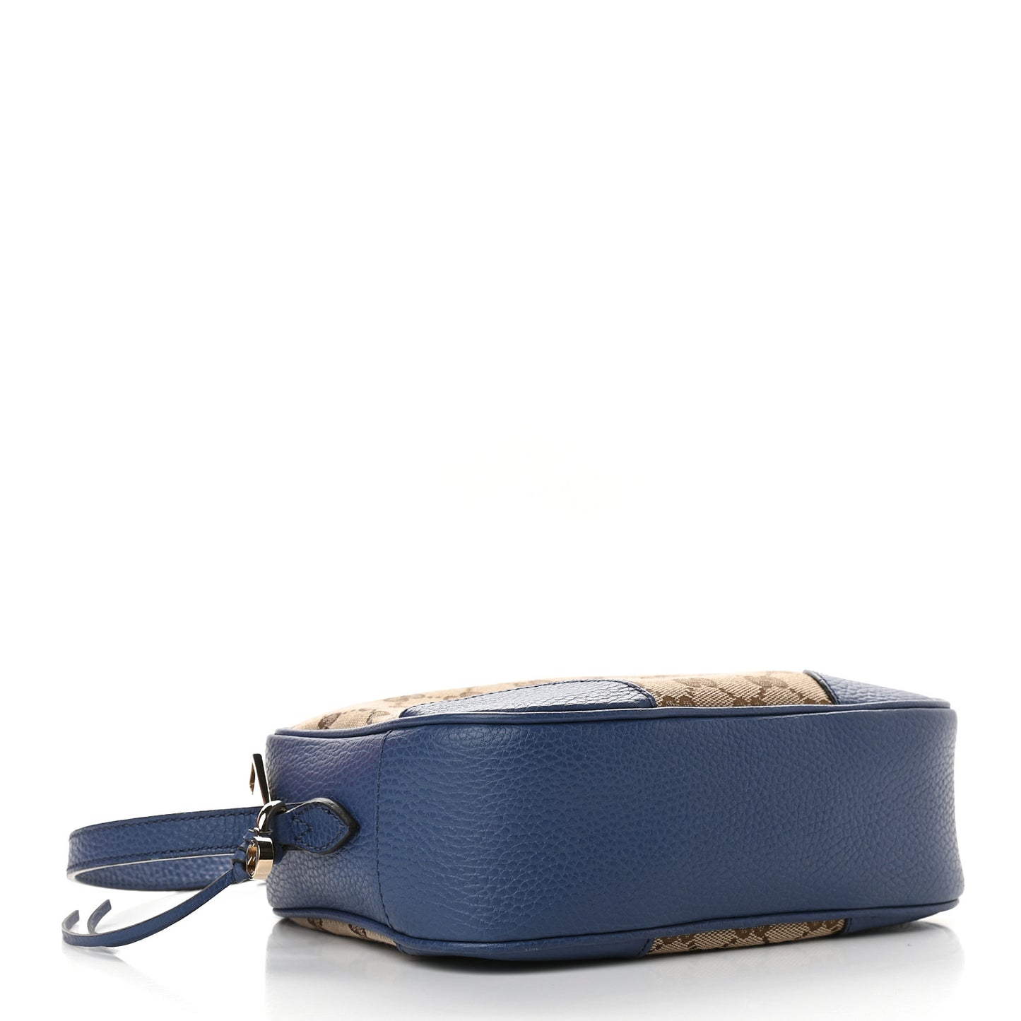 Monogram Dollar Calfskin Mini Bree Messenger Bag Beige Ebony Caspian