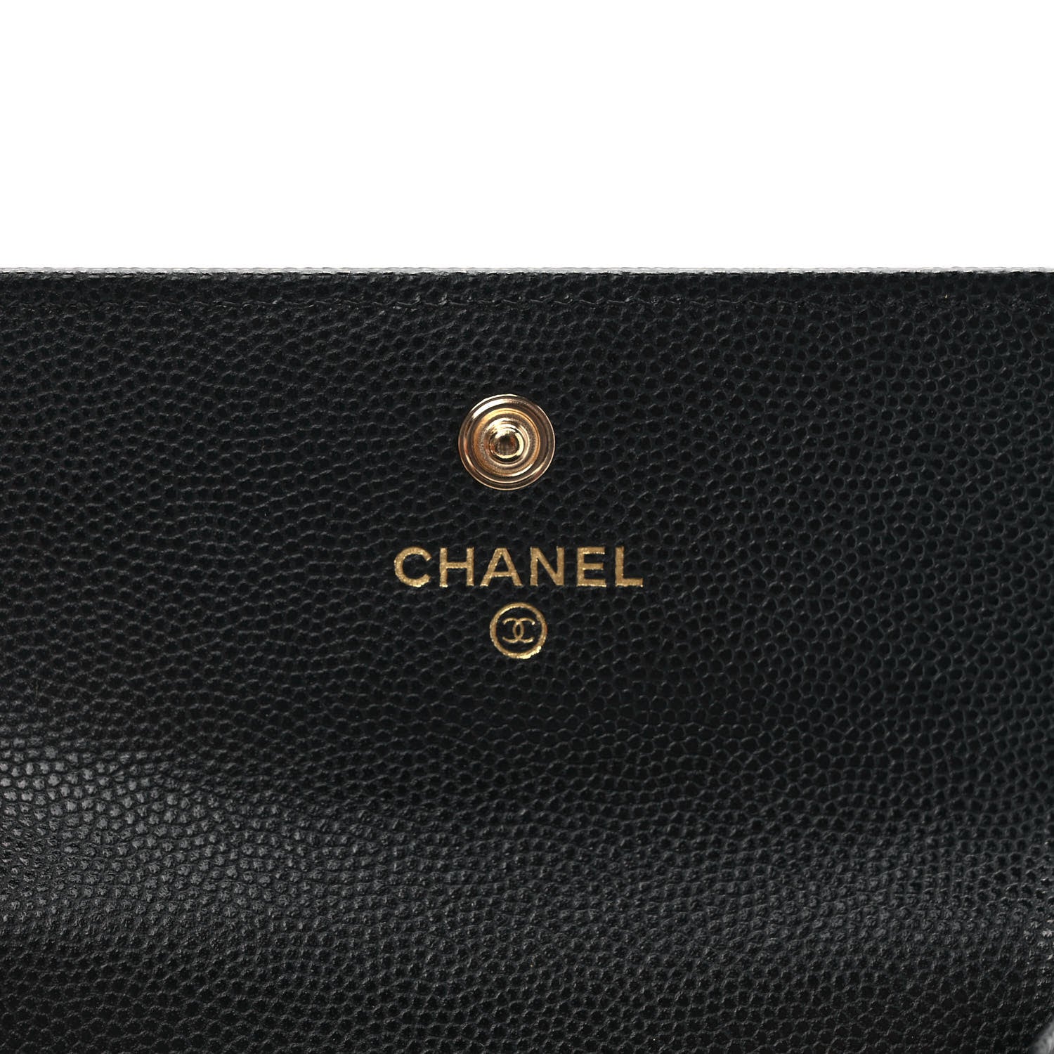 Chanel Caviar Quilted Boy Flap Card Holder Black 6 of 7