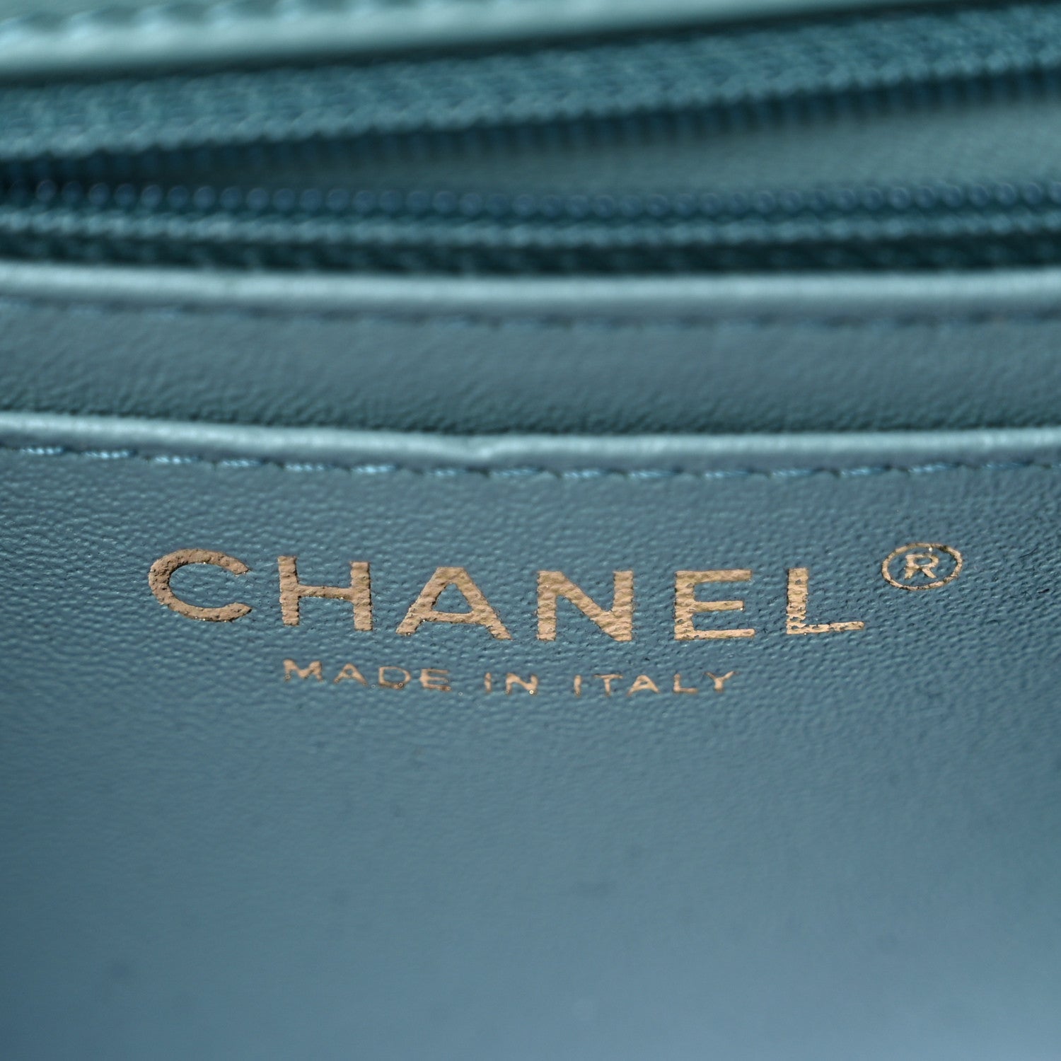 Chanel Lambskin Quilted Mini Rectangular Flap Green 6 of 13