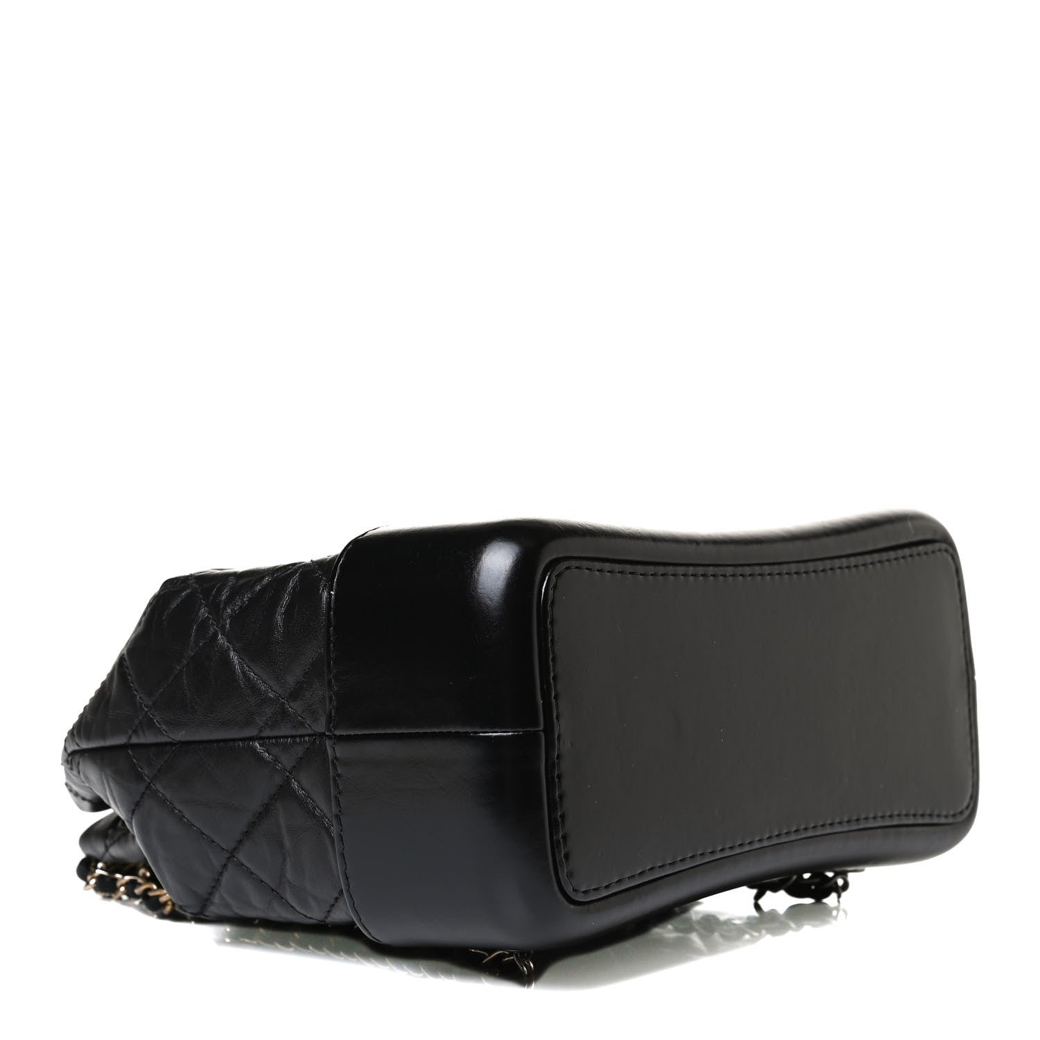 Chanel Aged Calfskin Quilted Small Gabrielle Backpack Black 4 of 17