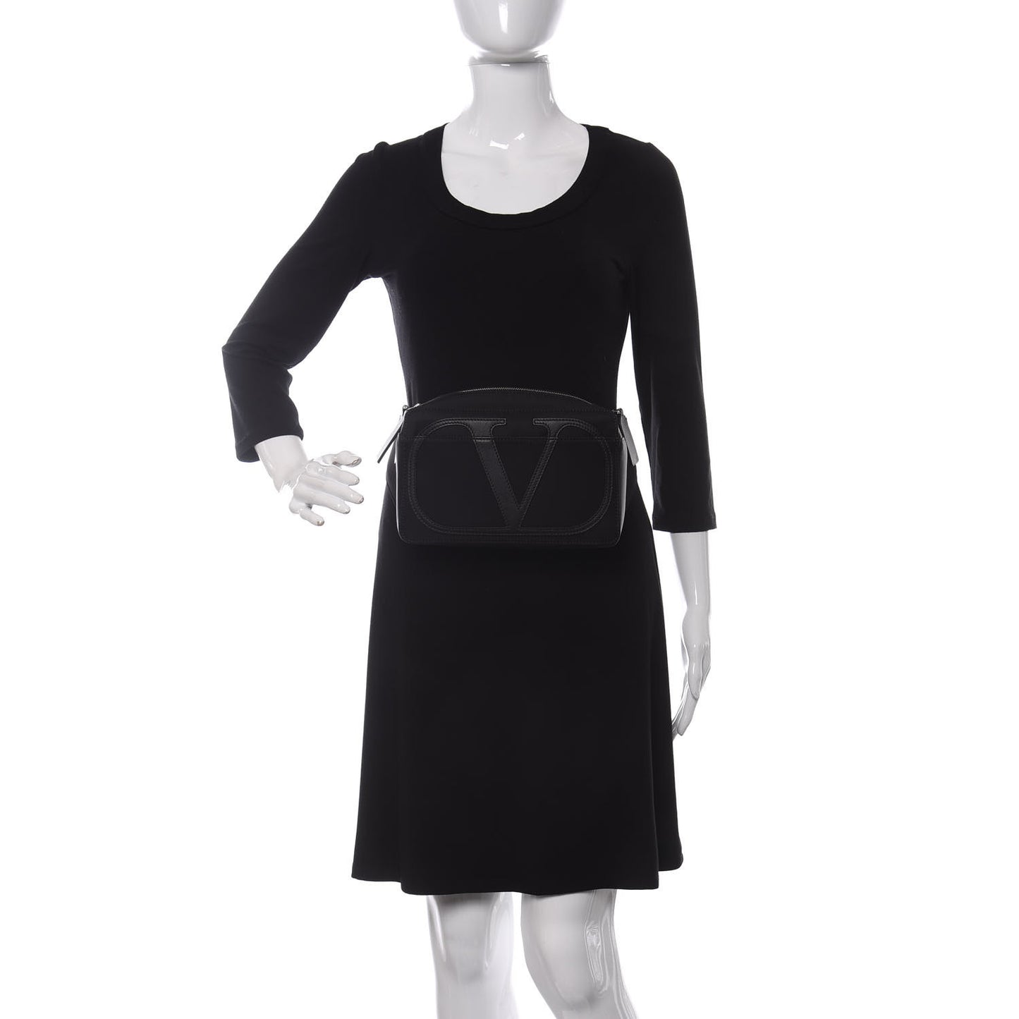 Nylon Vlogo Signature Belt Bag Black