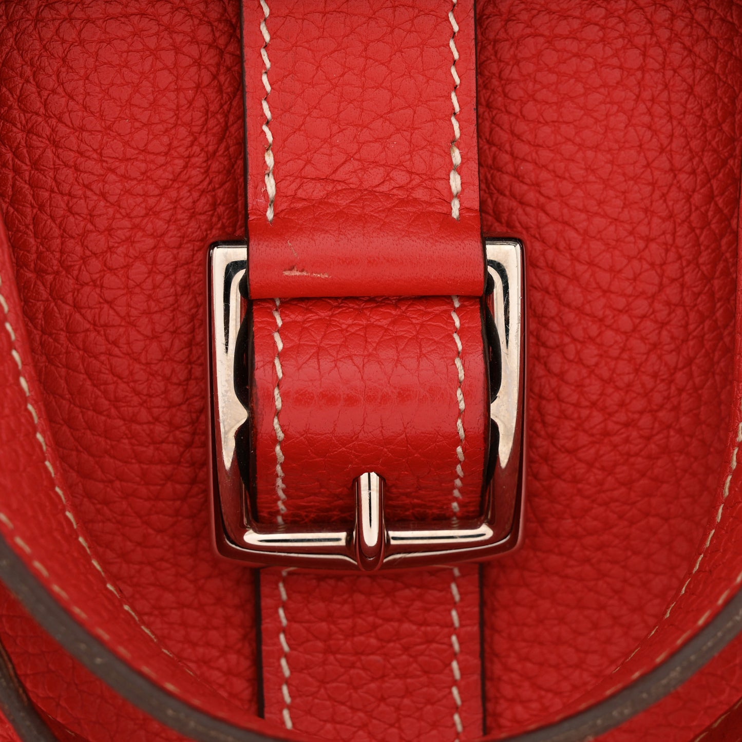Taurillon Clemence Verso Halzan 31 GM Rouge Casaque Vermillion