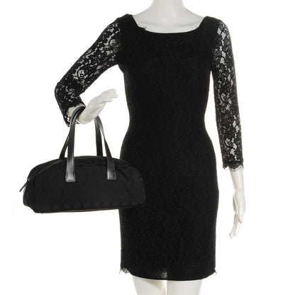 Chanel Nylon Travel Bowler Black 2 of 7