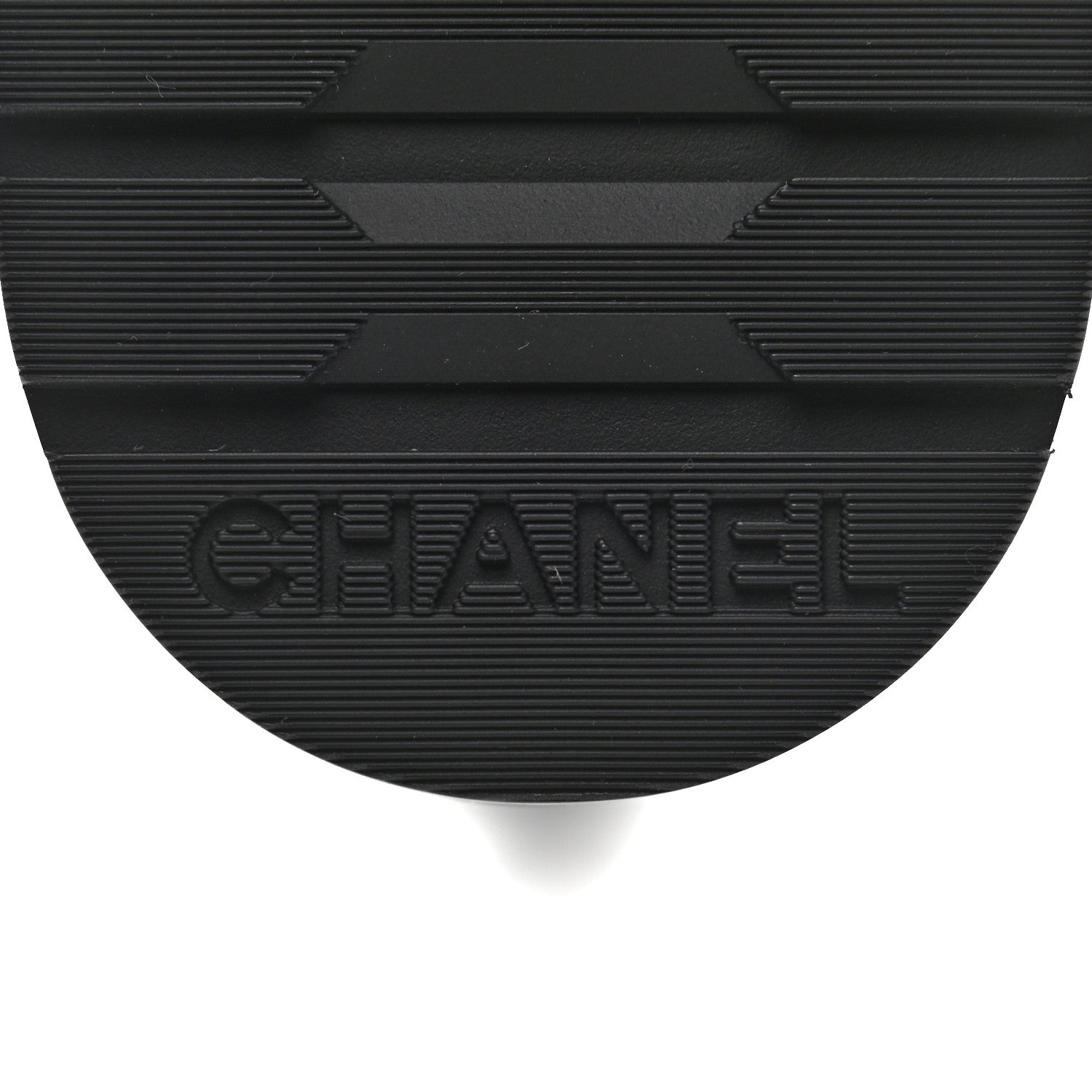 Chanel Shiny Calfskin Quilted Lace Up Combat Boots 36.5 Black 6 of 8